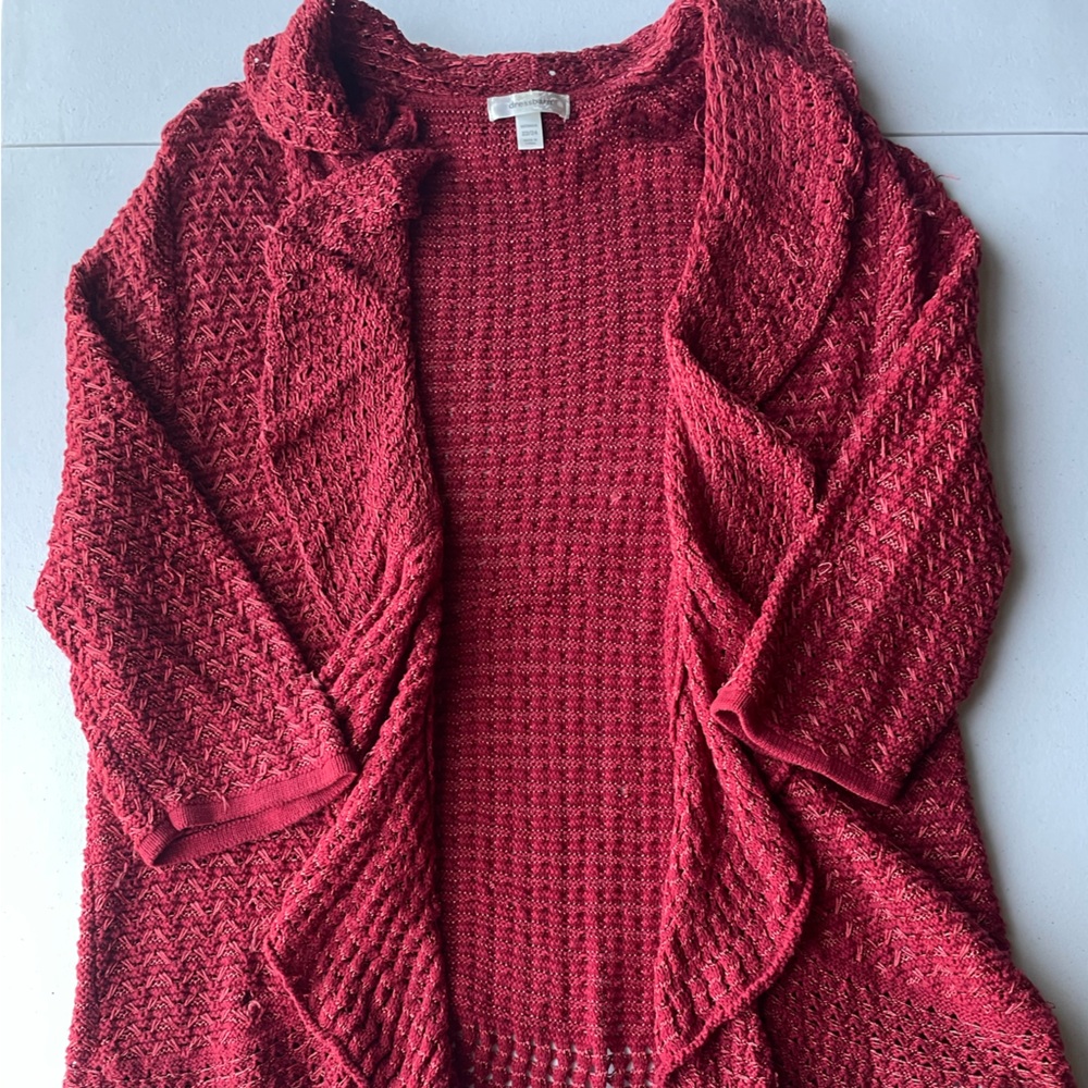 Dressbarn Knitted Open Cardigan Size 22-24